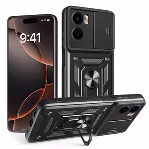 Defender Slide dėklas telefonui Motorola Moto E15 / G05 juodas
