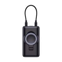 Joyroom JR-W13 5000mAh Belaidis Išorinė baterija Apple Watch + USB-C ir Lightning - juoda