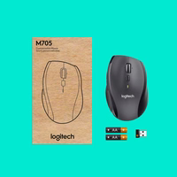 Logitech Customizable Mouse M705 kompiuterio pelė Biuras Dešinės rankos Radijo dažnio belaidė Optinis 1000 DPI