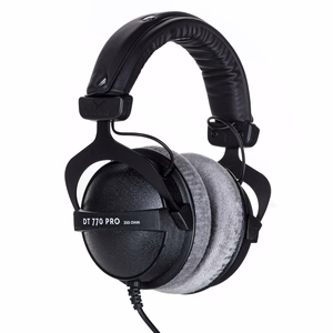 Beyerdynamic DT 770 PRO – studijinės ausinės, uždaro tipo, 250 Ω, juodos (459046)