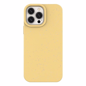 Dėklas telefonui Eco Case iPhone 14 Plus silikoninis biodegraduojantis dėklas - geltonas