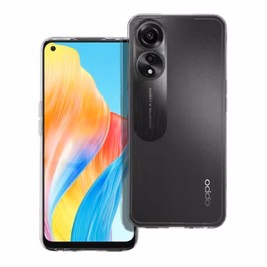 Skaidrus dėklas telefonui 2 mm OPPO A78 5G (kameros apsauga) permatomas
