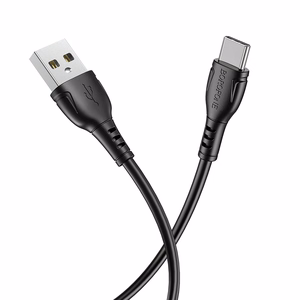 Borofone Kabelis BX51 Triumph - USB į Type C - 3A 1 metras juodas