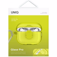 Uniq Glase Pro dėklas AirPods Pro 2 - geltonas