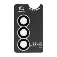 Grūdintas stiklas Tel Protect Titanium Lens 99% AR Aramid Series ant kameros Samsung Galaxy S25 Plus (3 objektyvai)