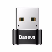 Adapteris Baseus Type-C to USB-A juodas CAAOTG-01