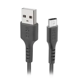 SBS TECABLEMICRO2K USB-A - Micro-USB kabelis 2 m - juodas
