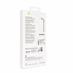 iPhone 17 silikoninis dėklas su MagSafe - šviesiai samaninė