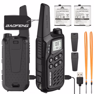 Baofeng BF-T25E walkie-talkies, 2 pcs., Black