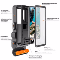 Tech-Protect IPX8 Pro Waterproof Phone Dėklas - pilkas and juodas