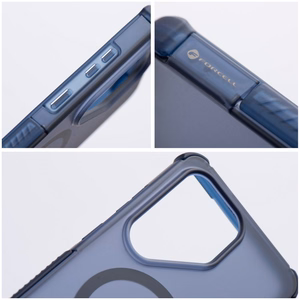 Dėklas skirtas Samsung A27 Forcell F-Protect BumperX Premium suderinamas su MagSafe tamsiai mėlynas