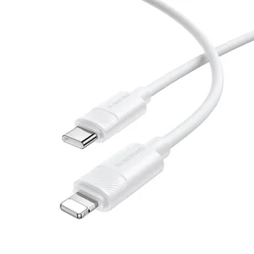 Borofone Cable BX123 Leya - Type C to Lightning - PD 30W 1 metre white