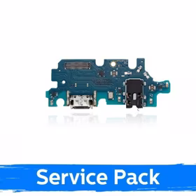 Krovimo lizdas skirtas Samsung A135 A13 4G su lanksčiąją jungtimi / plata (Service Pack)