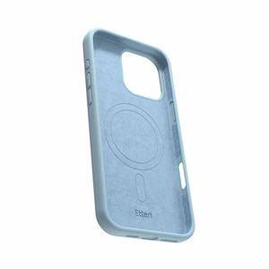 Etteri силиконовый Mag чехол iPhone 16 Pro 6,3" голубой
