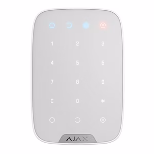 AJAX KeyPad Plus belaidė valdymo klaviatūra (balta)