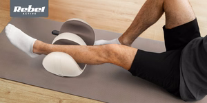 REBEL ACTIVE Shiatsu pėdų, blauzdų ir šlaunų masažuoklis su šildymu ir pulteliu