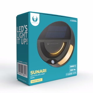 Forever Light Solar LED Lempa SUNARI FLS-13 32*SMD PIR 6W 300lm 3000K 1200mAh Li-ion