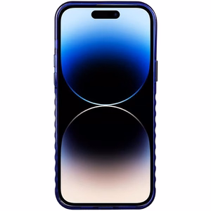 Dėklas telefonui Audi IML Big Logo MagSafe iPhone 14 Pro - mėlynas