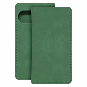 Smart Suede dėklas, skirtas Google Pixel 11 / 11 Pro, žalias
