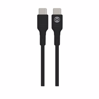 Forever CC-06 PD QC automobilinis įkroviklis 1x USB-C 1x USB 20W juodas + USB-C - USB-C kabelis 60W