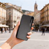 "Tech-Protect Smart View" dėklas, skirtas "Samsung Galaxy A37 5G" - juodas