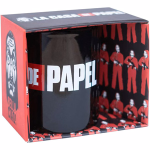 La Casa De Papel Logo keraminis puodelis dovanų dėžutėje, 330 ml