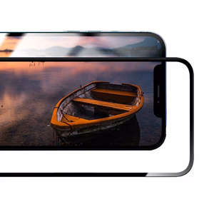 Forcell lankstus nano stiklas 5D Iphone 13/13 Pro/14/16e juodas