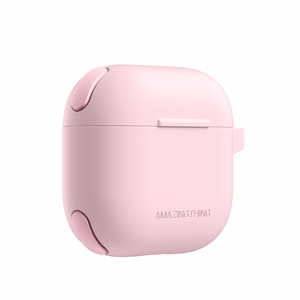 AmazingThing Omni dėklas ausinėms AirPods 4 – rožinis