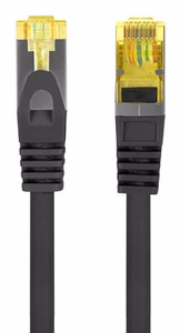 Lanberg PCF6A-10CU tinklo kabelis Juoda 1 m Cat6a S/FTP (S-STP) Turas