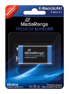 Щелочная батарейка E-Block 9V MediaRange
