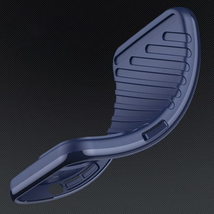 Griaustinio dėklas Samsung Galaxy S25+ silikoninis šarvuotas dangtelis - mėlynas