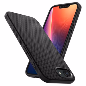Spigen Liquid Air iPhone 16e dėklas - matinė juoda