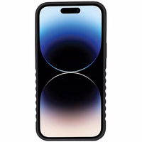 Audi Natūralios odos dėklas su MagSafe iPhone 14 Pro Max - juodas ir raudonas