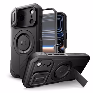 Tech-Protect Kevlar MagSafe dėklas iPhone 17 Pro telefonui – juodas