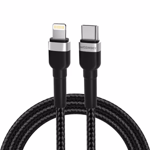 Wozinsky WNBCL1 кабель Lightning USB-C PD 30W 1м - чёрный