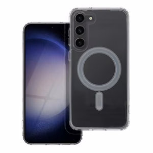 Чехол для Samsung S23 PLUS Clear Mag Cover (STR) совместимый с MagSafe прозрачный