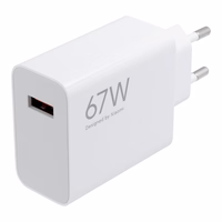 XIAOMI originalus įkroviklis USB A QC3.0 3A 67W MDY-12-EH baltas bulk