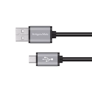 Kruger&Matz Basic USB – micro USB kabelis, 0,2 m