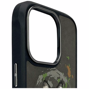 Nimmy Wilk magnetinis dėklas telefonui iPhone 16 Pro - pilkas