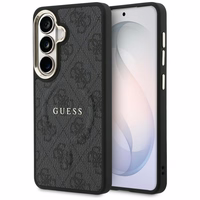 Guess dėklas 4G Embossed Ring MagSafe for Samsung Galaxy S26 juodas