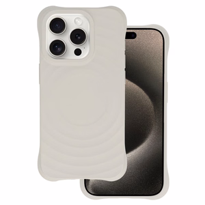 Tel Protect Wave Magnetinis dėklas telefonui Iphone 15 Pro pilka