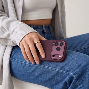Tech-Protect Uniq MagSafe CC dėklas iPhone 18 Pro / 17 Pro, bordo