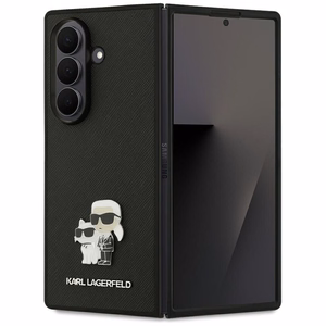 KARL LAGERFELD case for SAMSUNG Z Fold7 KLHCZFD7SAPKCNPK (Saffiano KC PIN) black