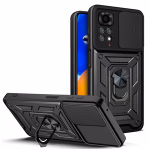 Defender Slide dėklas telefonui Xiaomi Redmi Note 11 4G (GLOBAL) / Redmi Note 11s 4G juodas
