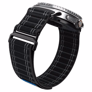 SPIGEN WBF1 dirželis SAMSUNG GALAXY WATCH 8 / CLASSIC (40 / 44 / 46 MM) juodas
