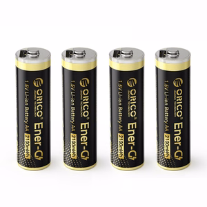 Orico Ener-G EG5C lithium battery 1.5V 2100mWh AA USB-C rechargeable battery 4 pcs.