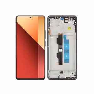 LCD ekranas suderinamas su Xiaomi Redmi Note 13 Pro 4G / M6 Pro 4G su rėmeliu / Midnight Black / HQ