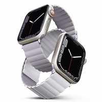Uniq Revix dirželis Apple Watch 1/2/3/4/5/6/7/8/SE/SE2/Ultra 42/44/45/49mm - alyvinė-baltas