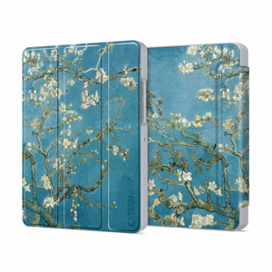 TechProtect SmartCase deklas Samsung Galaxy Tab A9+ / A11+ Plus 11.0 X210 / X215 / X216 / X230 / X235 / X236 - Melynas ir baltas