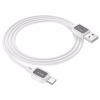 Kabelis USB A į USB C Hoco 3A 1 m X108 baltas